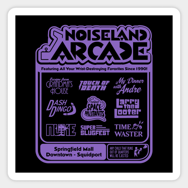 Noiseland Arcade Magnet by Made With Awesome